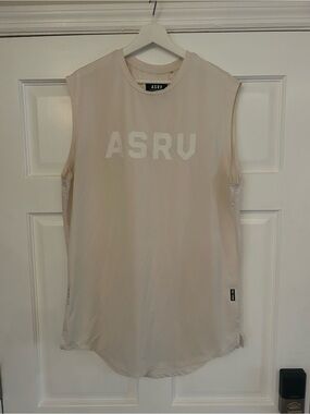 ASRV XL ivory Men’s Sleeveless Training Tank